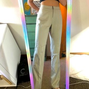 Cute khaki wide leg pants!